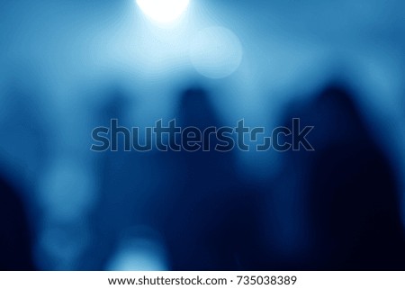 Blurred background of light spots