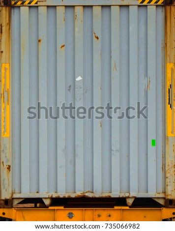 Rusty metal background with old layers . Texture rusted shipping container.
Peeling paint rusting metal rough texture