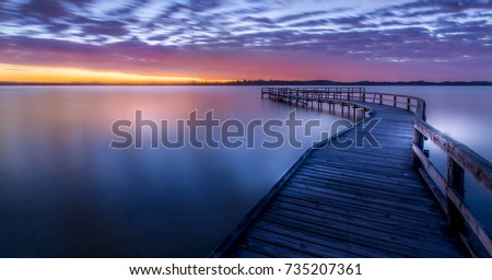 Lake Clifton sunset Western Australia