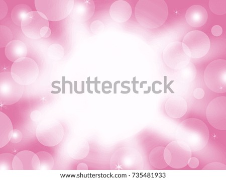 Abstract lighting and bokeh white color on pastel pink color background style