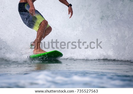 Surfer Close up