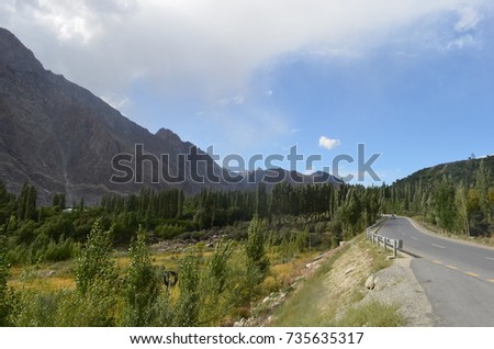 Sost Border, Hunza Valley, Northern Areas of Pakistan