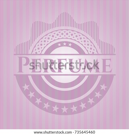 Perfume retro style pink emblem
