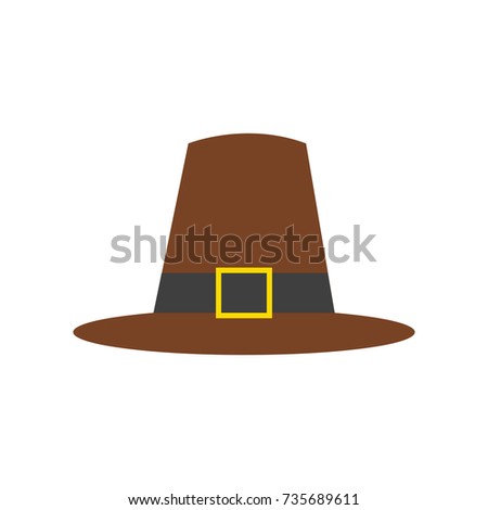 Thanksgiving Pilgrim's Brown Hat