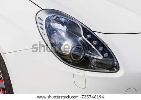 Car headlight, headlamp