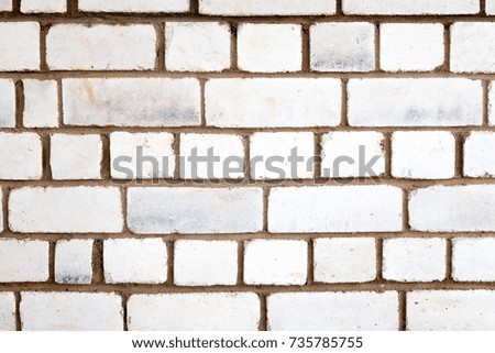 texture from white brick wall background