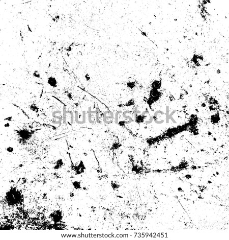 Distress Overlay Texture For Your Design. Empty aged grunge grainy background. EPS10 vector.