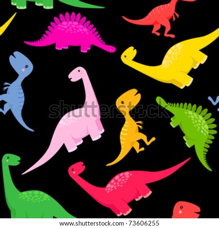 seamless dinosaur pattern