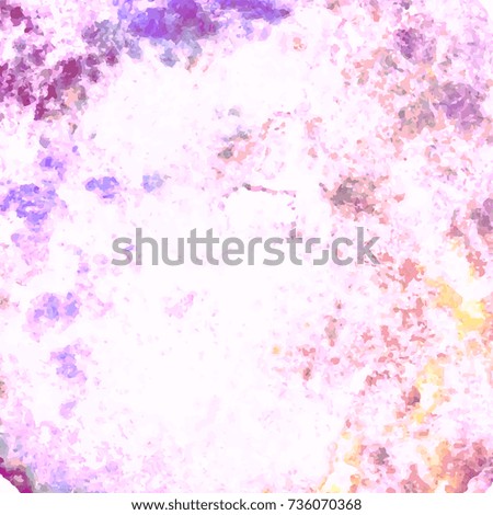 Vector colorful watercolor texture background, abstract illustration