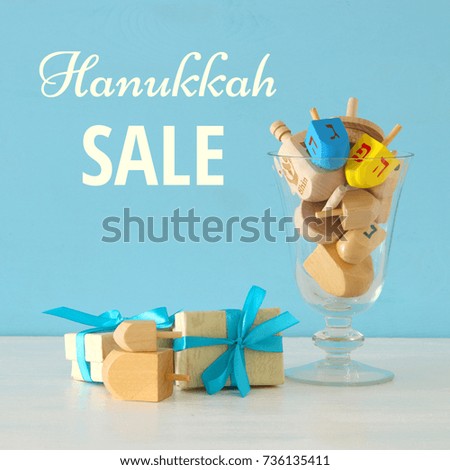 image of jewish holiday Hanukkah background.