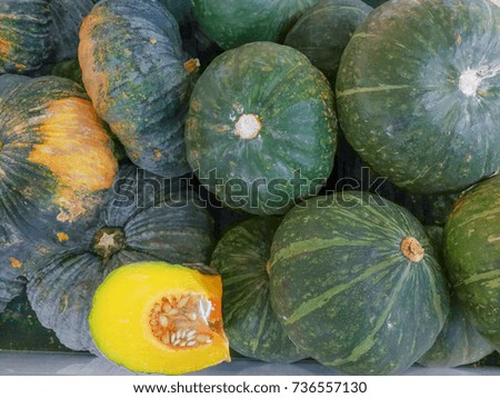 Organic pumpkin. Food background use for backdrop or design.