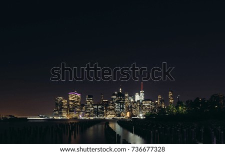 Lower Manhattan over Dumbo