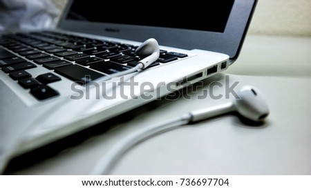 the computer Royalty-Free Stock Photo #736697704