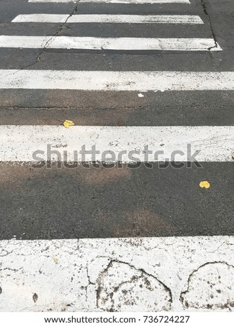 old pedestrian crossing