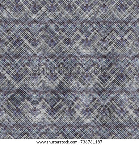 Seamless colorful Knitted fabric texture. Knit pattern background.