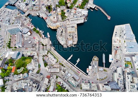 Aksla at the city of Alesund , Norway