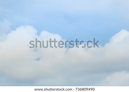 Beautiful sky and clouds floating for the background.