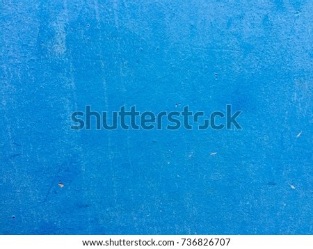 Blue color concrete wall background