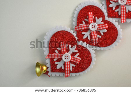Heart of christmas ornament