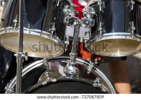 musical instruments drum set