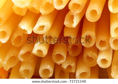 Close up of Spaghetti . pasta background