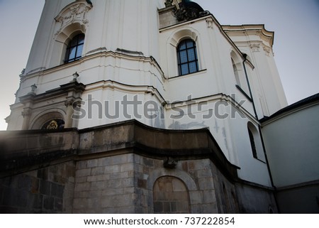 Church in Krtiny town of the Name of Virgin Mary, Czech Republic, Europe