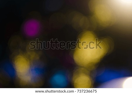Bokeh lights background. Abstract multicolored lights in blur