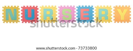 wording for kid isolated white background