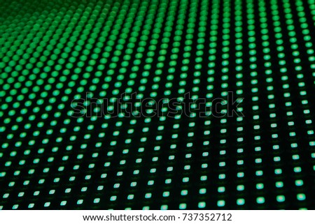 Abstract green digital monitor