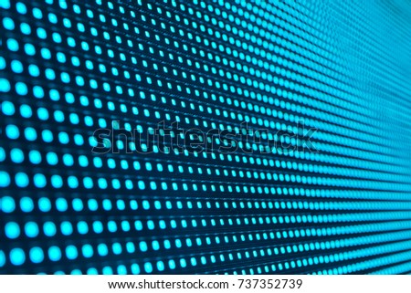 Abstract light blue digital monitor