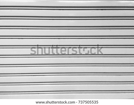 Steel wall for abstract or background in black and white color.