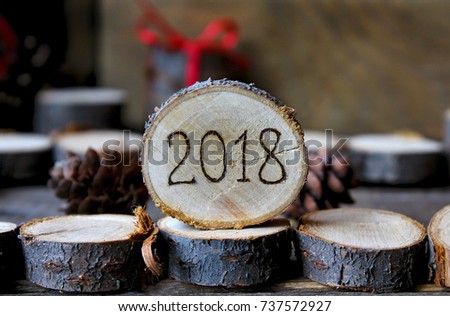 new year wood firewood