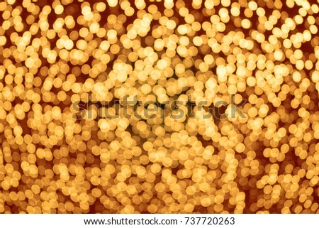 Red vignette background golden bokeh