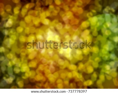 Abstract Colorful Bokeh Blurred Lights Background