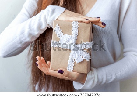 A gift in the hands