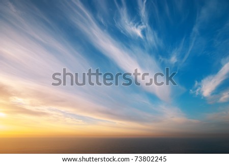 Sky background. Composition of nature.