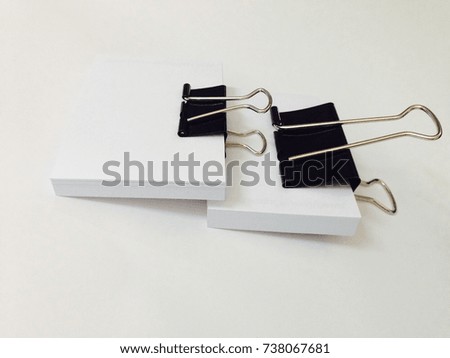 Paper clip two pieces