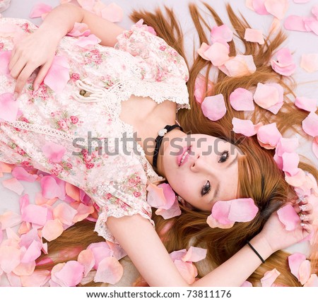 Girl in flower