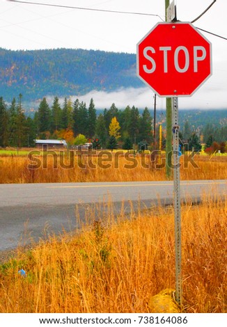 Country Stop Sign 