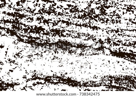 Grunge marble texture. White and black distress design. Torn stone modern background. Monochrome granite surface. Vector illustration.