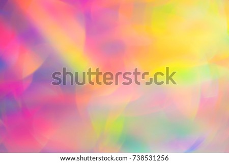 Multicolored large soft bokeh background texture Royalty-Free Stock Photo #738531256