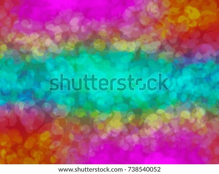 colorful blurred light bokeh abstract background, spot flare reflection lamp and circle glitter
