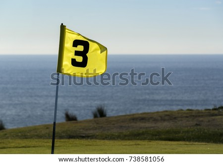 Golf course by the sea, Sydney Australia