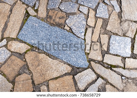 colored stone tile