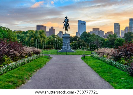 Washington in Boston Public Garden