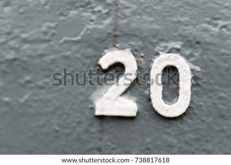 Numbers twenty