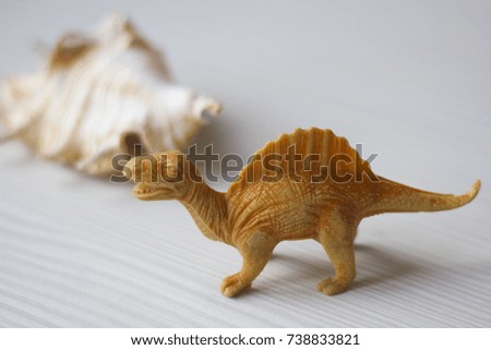 dinosaur toy with shell