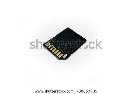 Backside Memory Card micro SD Card.
