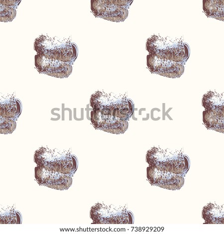 Watercolor cloud smear seamless pattern for background.