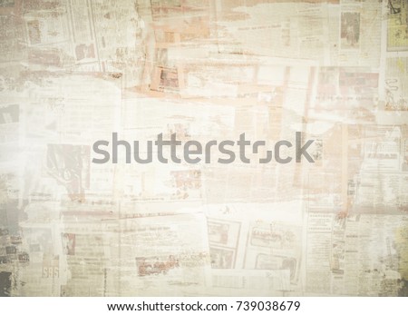 OLD NEWSPAPER BACKGROUND, SCRATCHED PAPER TEXTURE